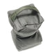 Olive green tactical shooting sandbag for rifle support, ideal for target practice and precision aiming.